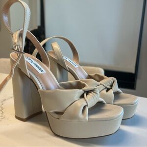 Ivory Steve Madden platforms